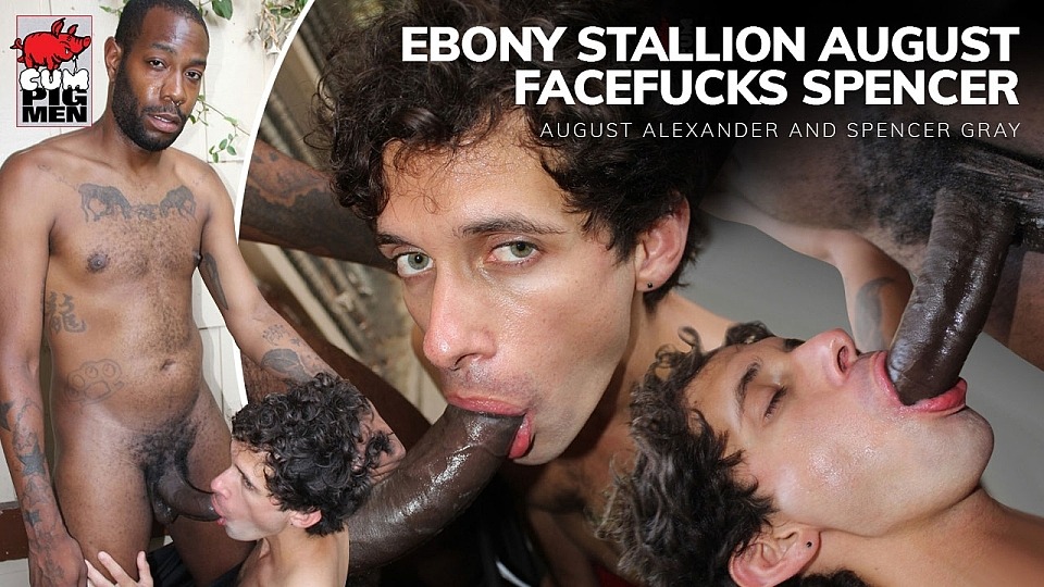 Ebony Stallion August Facefucks Spencer